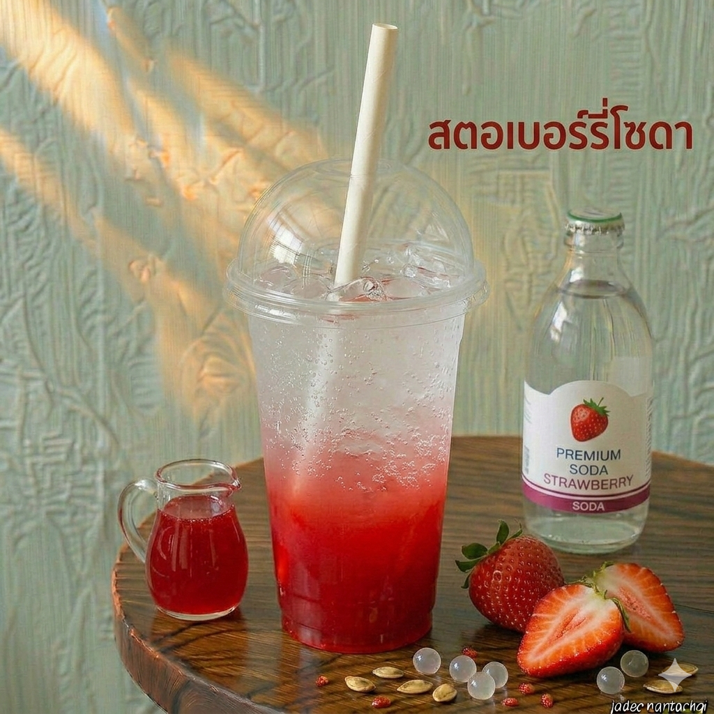 สตอเบอร์รี่โซดา