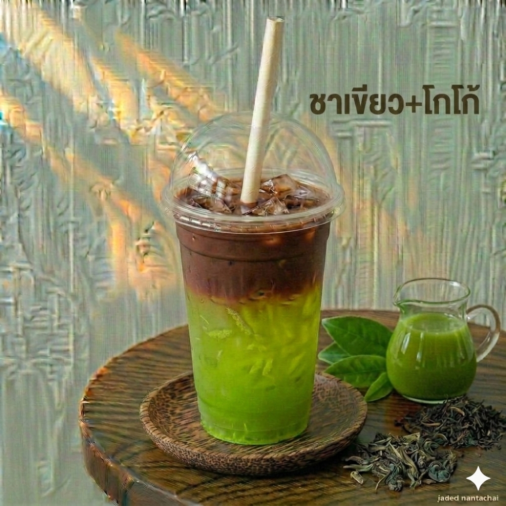ชาเขียว + โกโก้